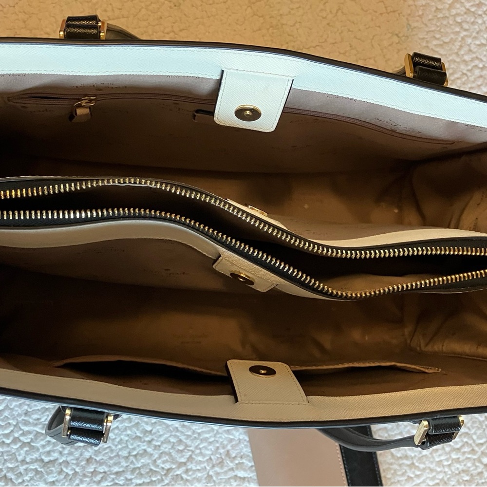 Kate Spade Black and Tan Tote Bag Set ( authentic bag and wallet ) - Picture 11 of 16